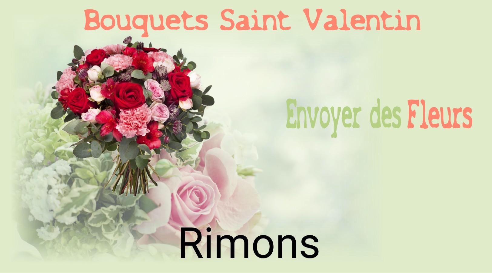 Roses de Saint-Valentin livrées à Rimons